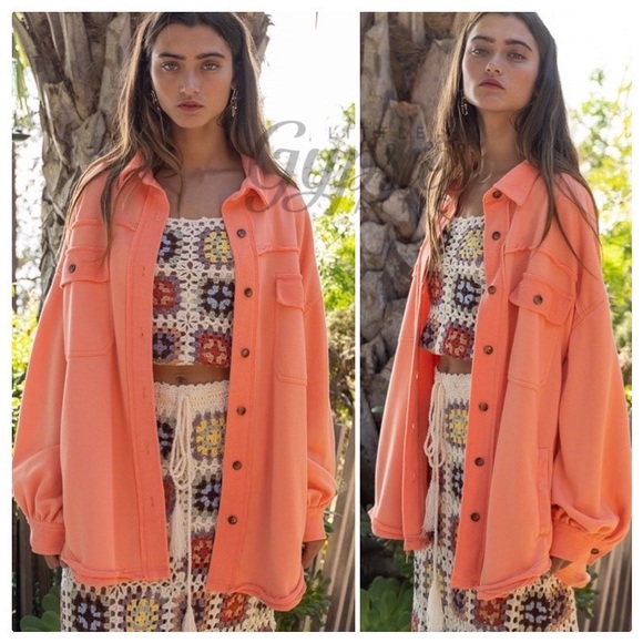 POL Punch Pink Summer Night Shacket - Picture 8 of 15